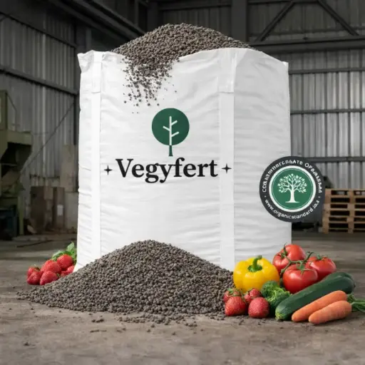 Органічне гранульоване добриво з курячого посліду Vegyfert – Big Bag 1 тонна